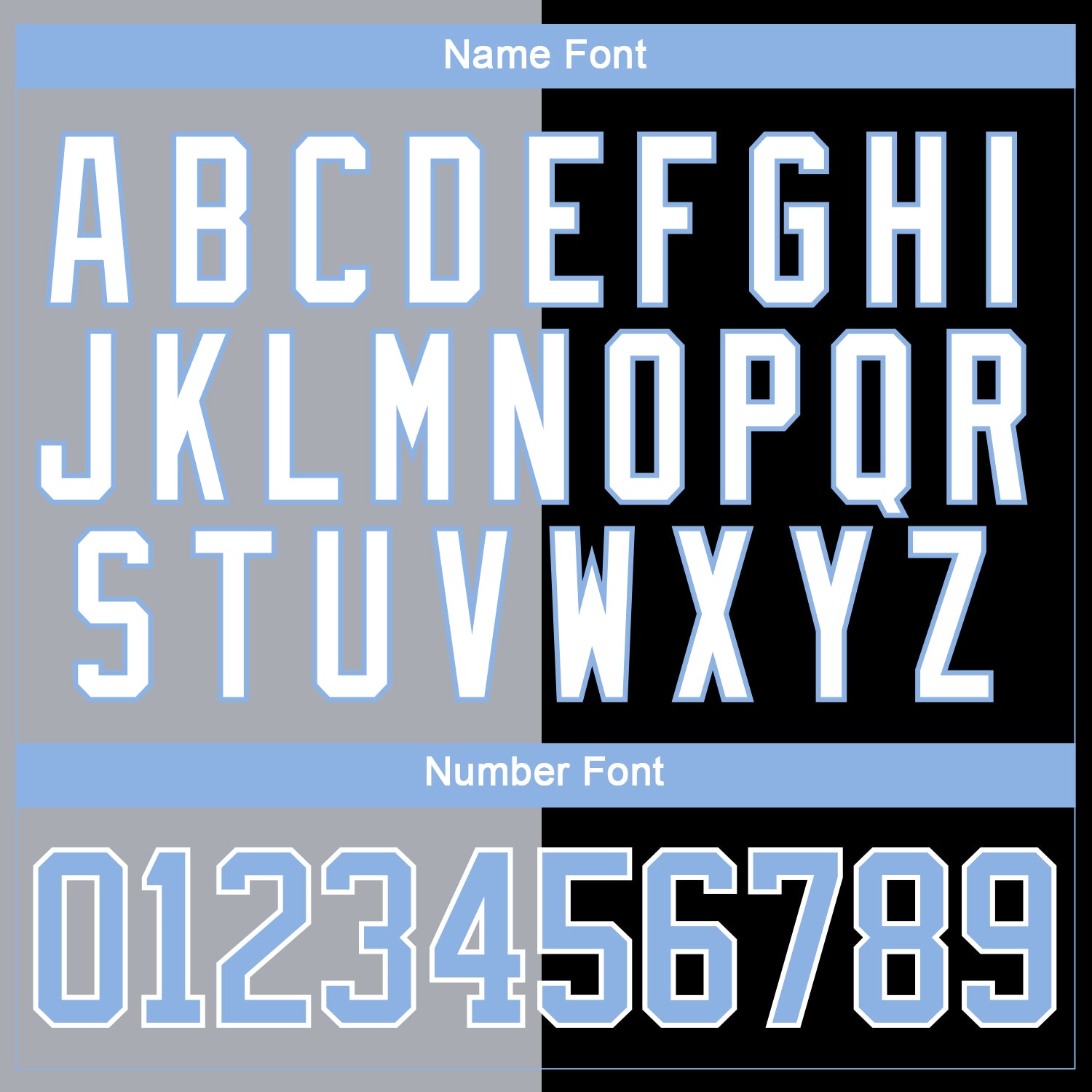 Custom Black Light Blue Gray-White Split Fashion Hockey Lace Neck Jersey