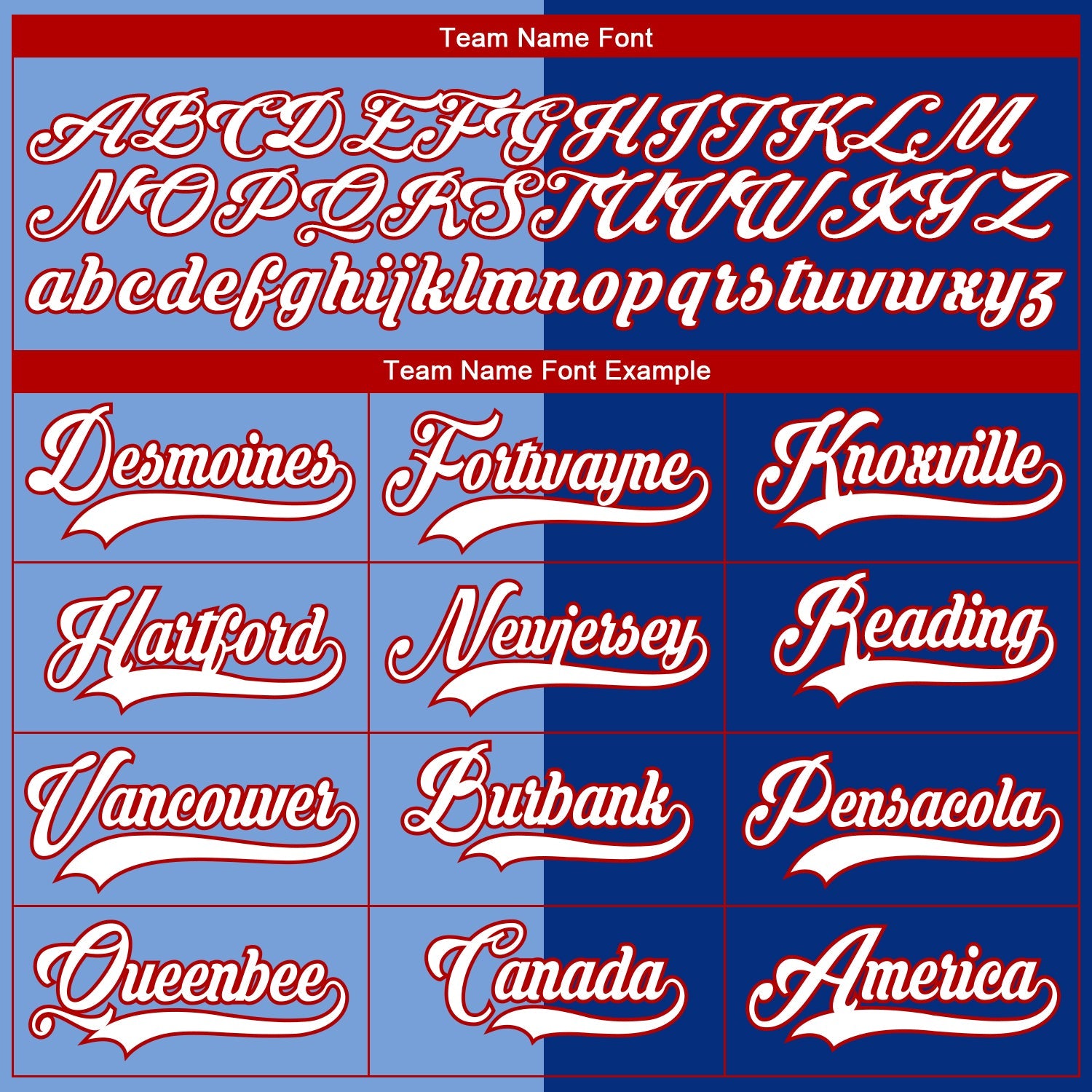 Custom Royal Red Light Blue-White Split Fashion Hockey Lace Neck Jersey