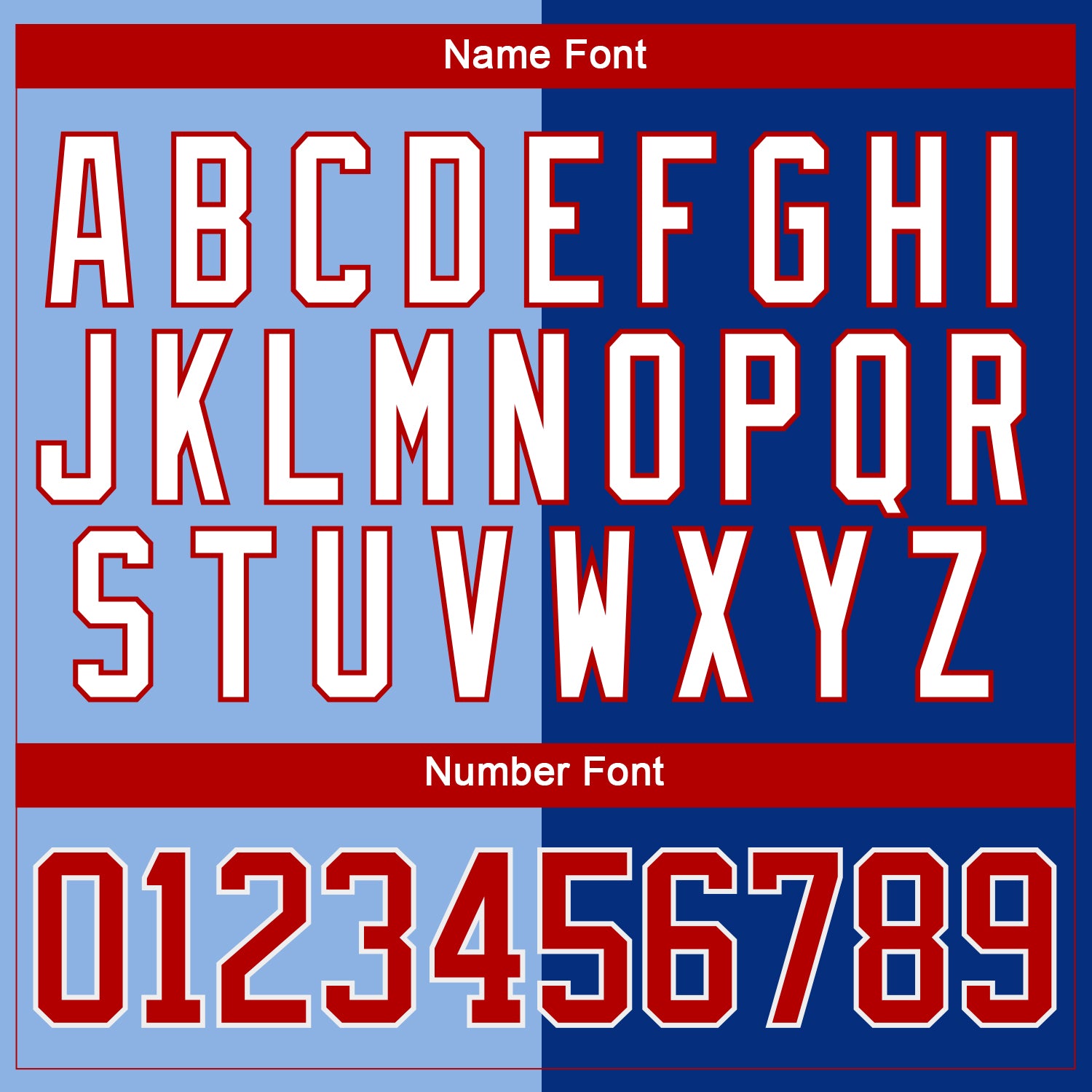 Custom Royal Red Light Blue-White Split Fashion Hockey Lace Neck Jersey