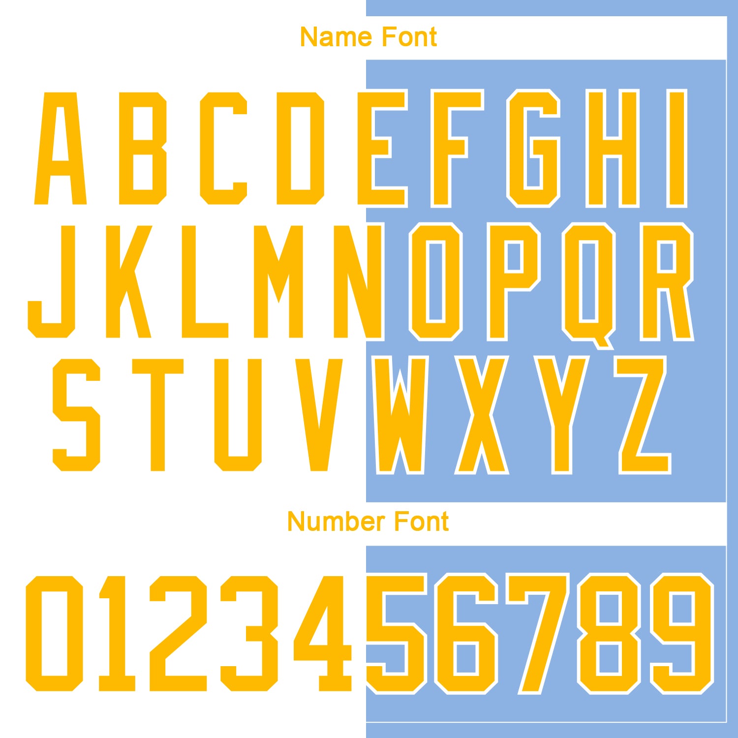 Custom Light Blue Gold-White Split Fashion Hockey Lace Neck Jersey