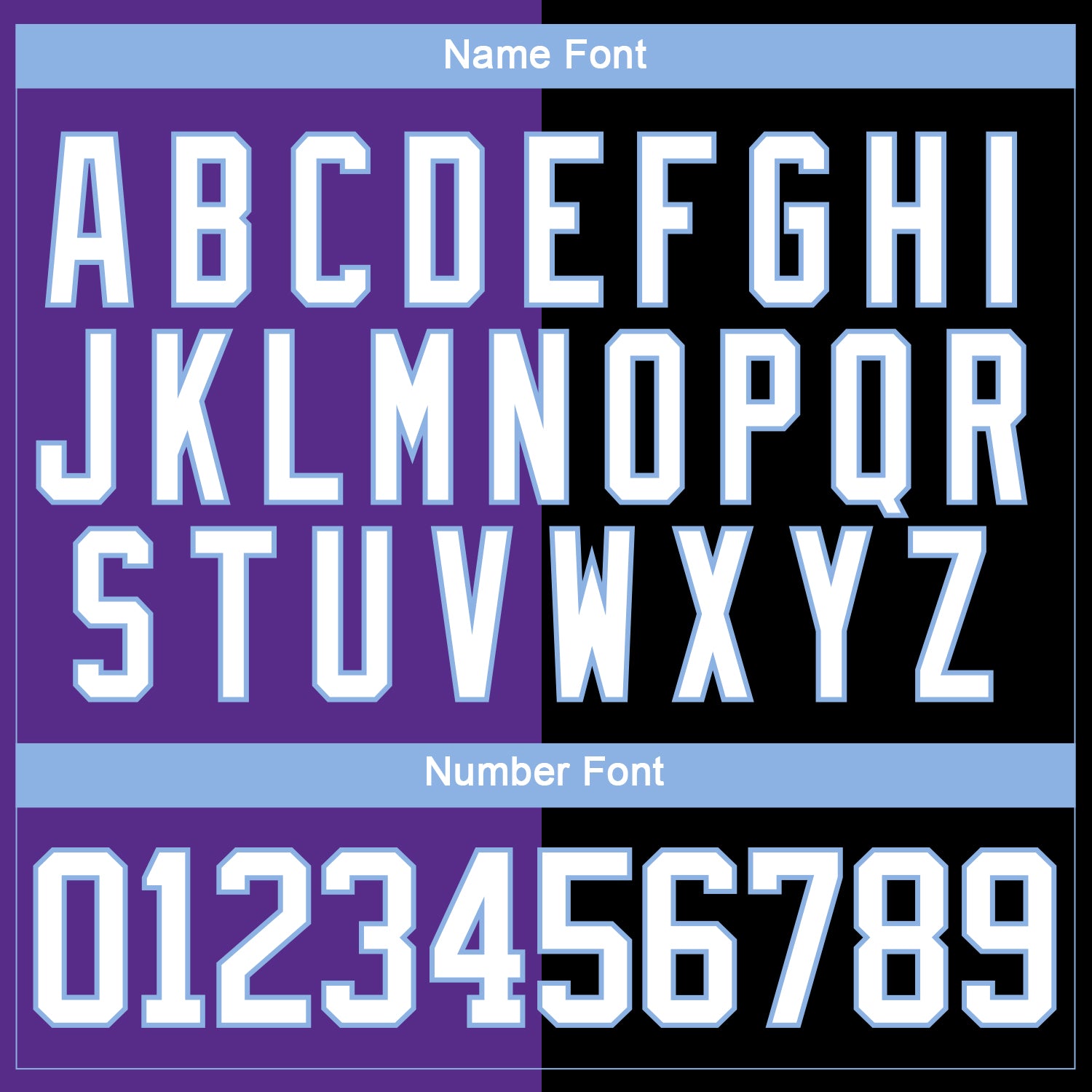 Custom Black White Purple-Light Blue Split Fashion Hockey Lace Neck Jersey