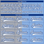 Custom Light Blue Royal Gray-White Split Fashion Hockey Lace Neck Jersey