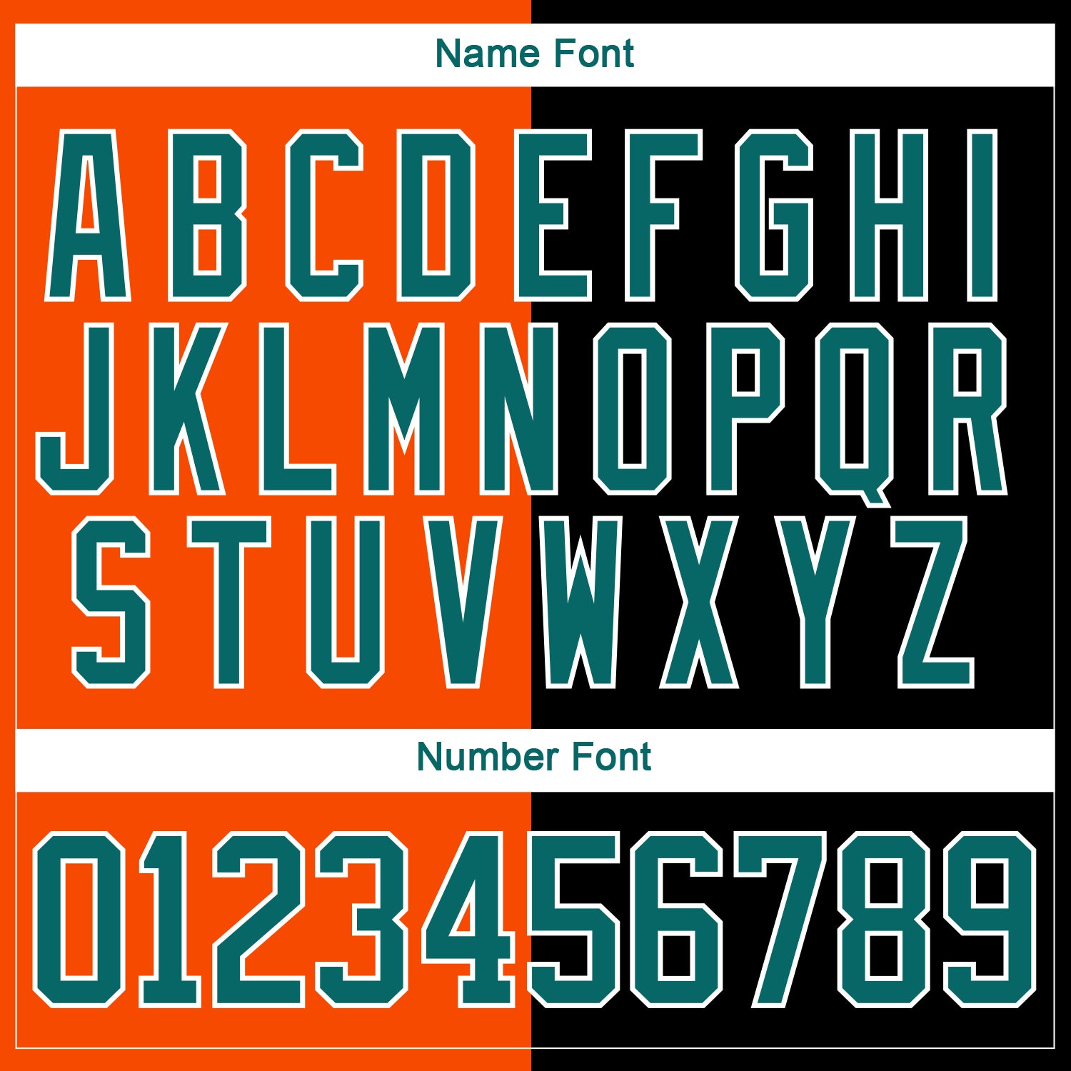 Custom Black Teal Orange-White Split Fashion Hockey Lace Neck Jersey