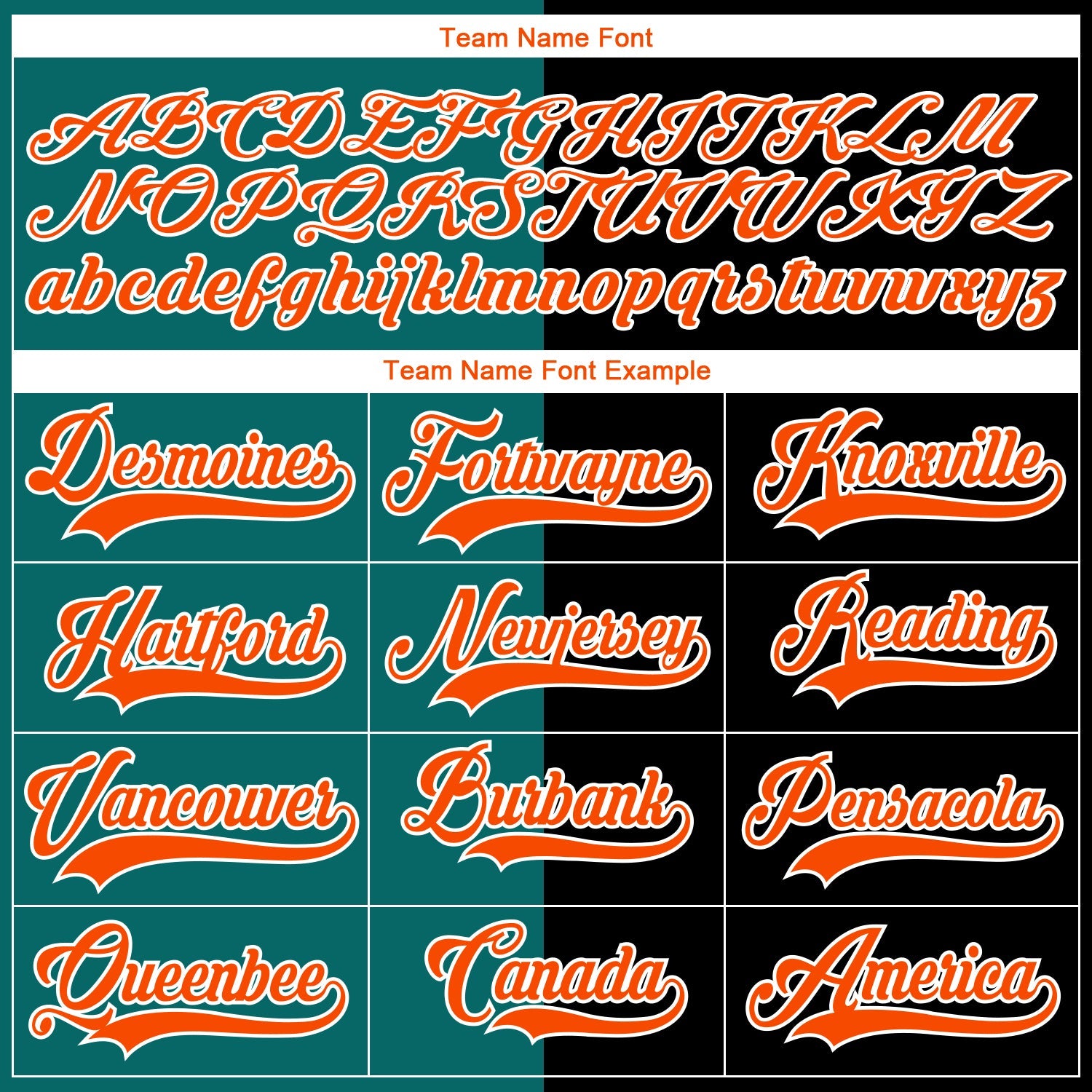 Custom Black Orange Teal-White Split Fashion Hockey Lace Neck Jersey