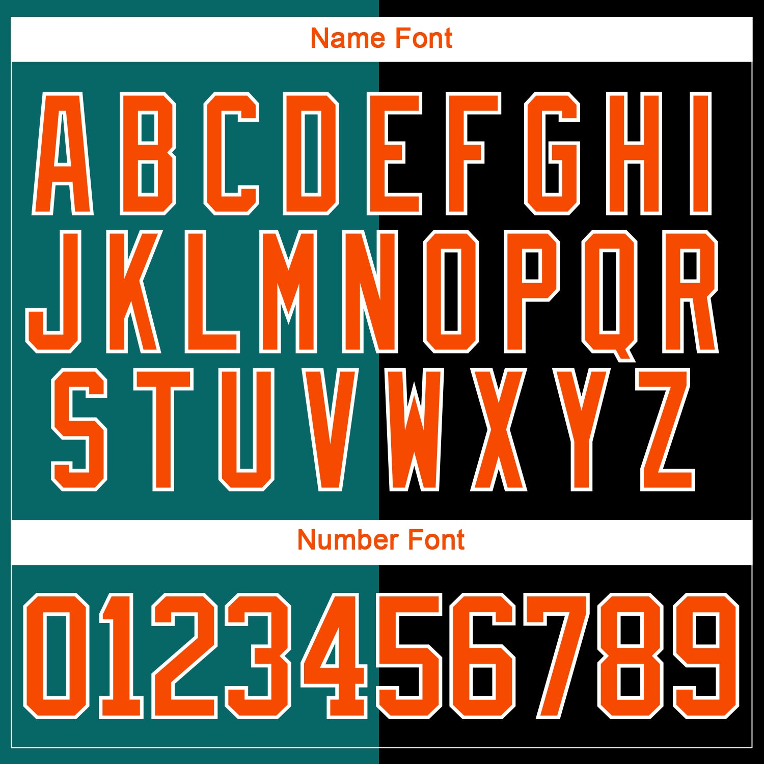 Custom Black Orange Teal-White Split Fashion Hockey Lace Neck Jersey