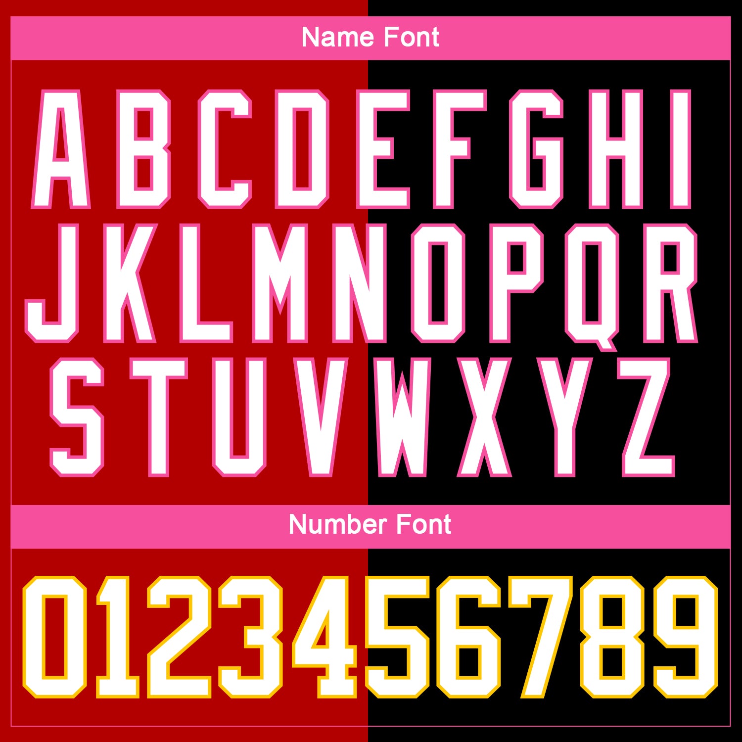 Custom Black White Red Pink-Yellow Split Fashion Hockey Lace Neck Jersey