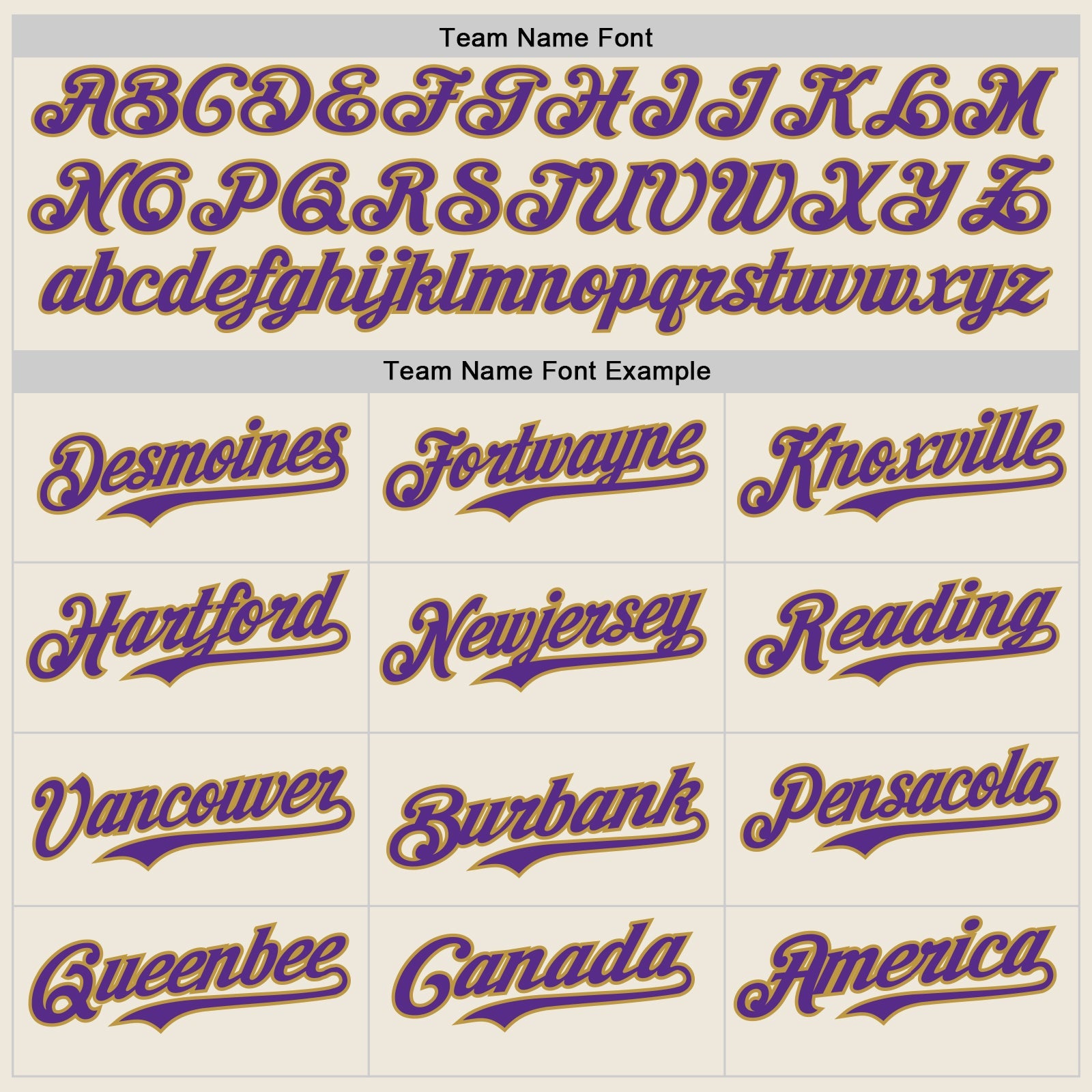 Custom Cream Purple Pinstripe Old Gold Authentic Two Tone Baseball Jersey