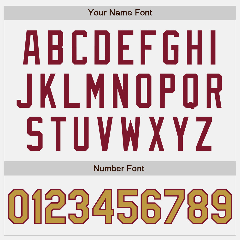 Custom White Old Gold Pinstripe Crimson Authentic Two Tone Baseball Jersey