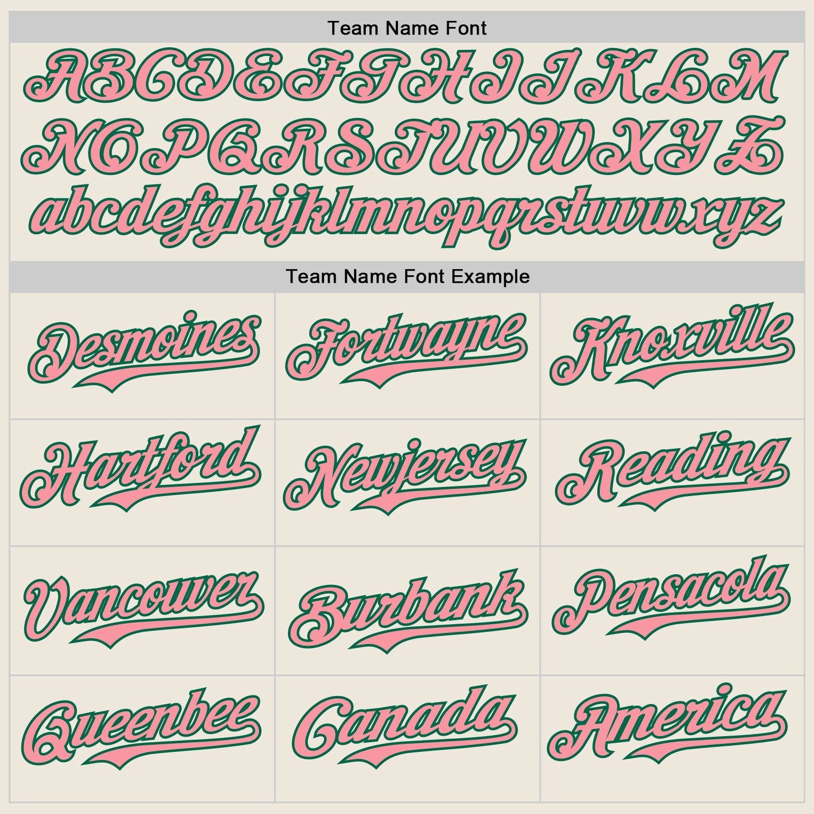 Custom Cream Kelly Green Pinstripe Medium Pink Authentic Two Tone Baseball Jersey