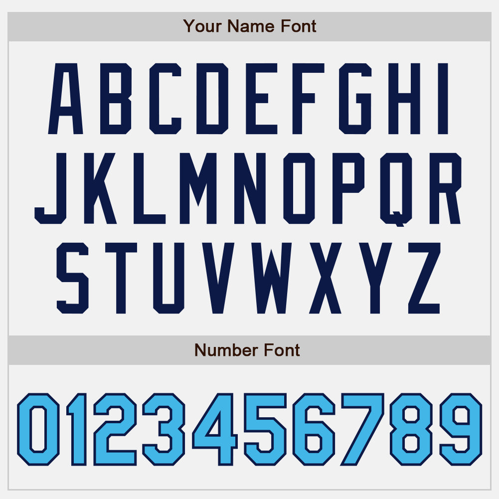 Custom White Sky Blue Pinstripe Navy Authentic Two Tone Baseball Jersey