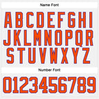 Custom White Orange-Purple Hockey Lace Neck Jersey