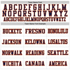 Custom White Navy-Orange Mesh Authentic Throwback Football Jersey