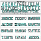 Custom White Black-Ice Blue Mesh Authentic Football Jersey