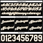 Custom Black White Pinstripe White-Old Gold Authentic Basketball Shorts