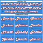 Custom Powder Blue White-Red Mesh Authentic Throwback Football Jersey