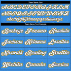 Custom Powder Blue White-Navy Mesh Authentic Throwback Football Jersey