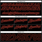 Custom White Black-Orange Authentic Throwback Split Fashion Basketball Shorts