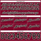 Custom Gray Black-Maroon Authentic Throwback Split Fashion Basketball Shorts